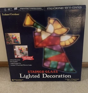Impact Kunststoff Buntglas Weihnachtsengel - 22" - Innen/Außen - mit Box - Bild 1 von 9
