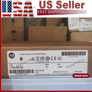 New Sealed AB Allen-Bradley 1756-OB16E SER A ControlLogix 16 Point D/O Module US - Picture 1 of 2