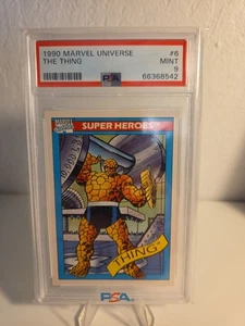 1990 Marvel Universe The Thing PSA 9 - Picture 1 of 2