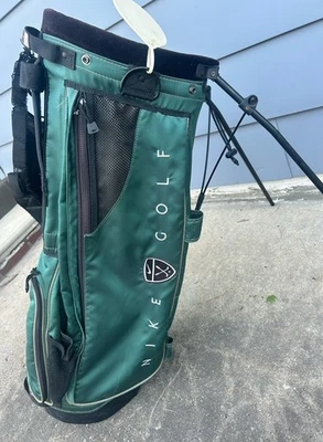 Nike Golf Bag Standing Slingshot Izzo 5 Way Carry Dual Strap  w Rain Cover - Image 1 of 4