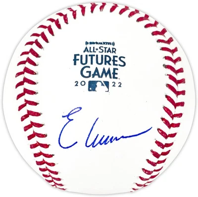 Elly De La Cruz Signed 2022 Futures Game Logo MLB Baseball Reds Beckett - Image 1 of 4