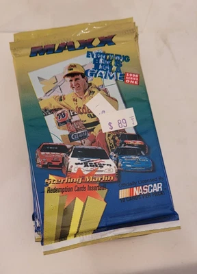 1996 Maxx Racing Series 1 NASCAR  11 PACKS 110 CARDS SEALED FREE SHIPPING - Image 1 of 2