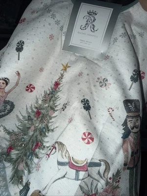 FOR PARSAFONY RACHEL ASHWELL  Christmas Tree Skirt 52” Nutcracker Ballerinas - Image 1 of 4