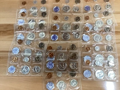 1959 US Silver Proof Sets Lot of 16 Gem Sets w. no Envelopes E1721 - Image 1 of 4