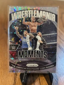 2024 WWE Prizm Undercard Wrestlemania Moments CODY RHODES #40 Silver Disco - Bild 1 von 2