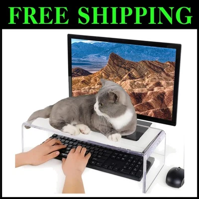 Durable Scratch-Resistant Cat-Proof Keyboard Protector & Storage Riser - 20" - Image 1 of 4