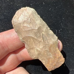 Indian Arrowhead 2.1/2” Kramer Blunt From Illinois  EX Croasdale Coll. Q222 - Picture 1 of 6