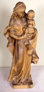 Schöne Figur "Mutter Gottes mit Kind" von Emil Kostner St. Christina 1973 - Picture 1 of 3