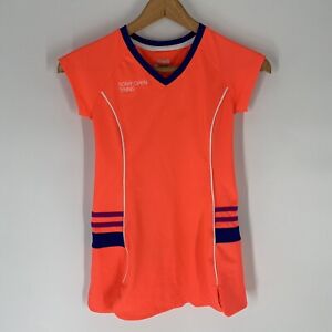 FILA Girls Orange Pink Sony Open Tennis Short Sleeve Shirt Dress Size S (7)