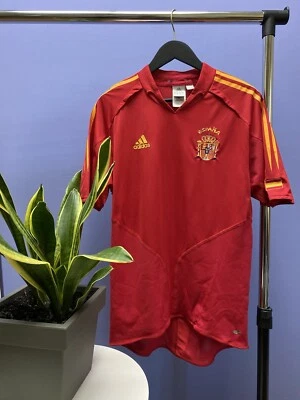 Adidas Spain National Team 2003 2005 Soccer Jersey Size M Red Football Shirt - Image 1 of 4