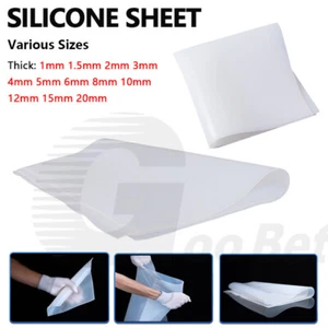 Silicone Rubber Sheet Plate Board Panel Thick 1mm - 20mm Translucent Cut to Size - Picture 1 of 15