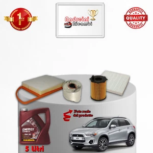KIT TAGLIANDO FILTRI + OLIO MITSUBISHI ASX 1.6 DI-D 84KW 114CV DAL 2015 -> - Imagen 1 de 1