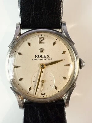 ROLEX 4542 VINTAGE, TACOS DE SABLE, MUY RAROS, FUNCIONANDO, 31MM, MARCADORES DE ACERO Y ORO Foto 1 de 4