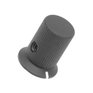 1 x KNOB KNURLED W/SKRT 0.126  METAL - Picture 1 of 1