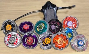 Beyblade Lot Metal Fusion Burst Bakuten TAKARA TOMY Spinning Top & Launcher Used - Picture 1 of 2