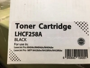Lhcf258a black toner cartridges new 2 - Picture 1 of 1