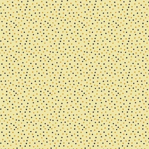 Wilmington Buzzin With My Gnome-iezz 39841 598 Yellow Dots Cotton - Picture 1 of 1