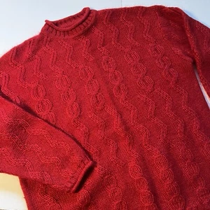 Suéter tejido con cable mohair rojo ESPRIT para mujer talla grande  - Imagen 1 de 15
