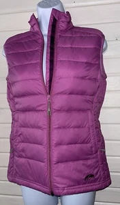 Golite Vest Sz XS Full Zip Puffer Lightweight Down Pockets Purple Nylon EUC - Picture 1 of 11