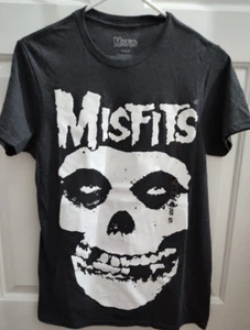 MISFITS Punk Rock Band T-Shirt Men's size Small Gray Shirt Crimson Ghost - Picture 1 of 6