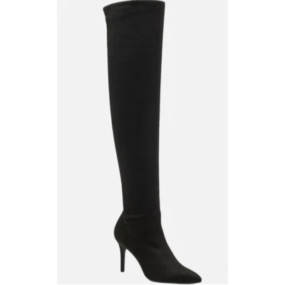 Botas femininas JESSICA SIMPSON Abrine solid pull on over-the-knee pretas novas na caixa - Imagem 1 de 4