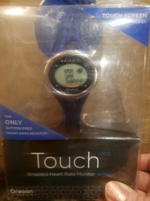 Oregon Scientific SE338/BXTDB Gaiam ECG Touch Sports Watch Blue NEW HR Monitor  - Image 1 of 2