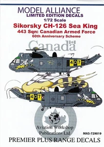 ML729019 Model Alliance 1:72 Sikorsky CH-124 Sea King 443 Sqn RCAF 60th Scheme - Picture 1 of 4
