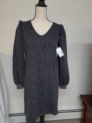 VESTIDO POLAR NINE WEST MUJER ANIMAL PRINT TALLA PEQUEÑA NUEVO CON ETIQUETAS Mrsp $50 Foto 1 de 4