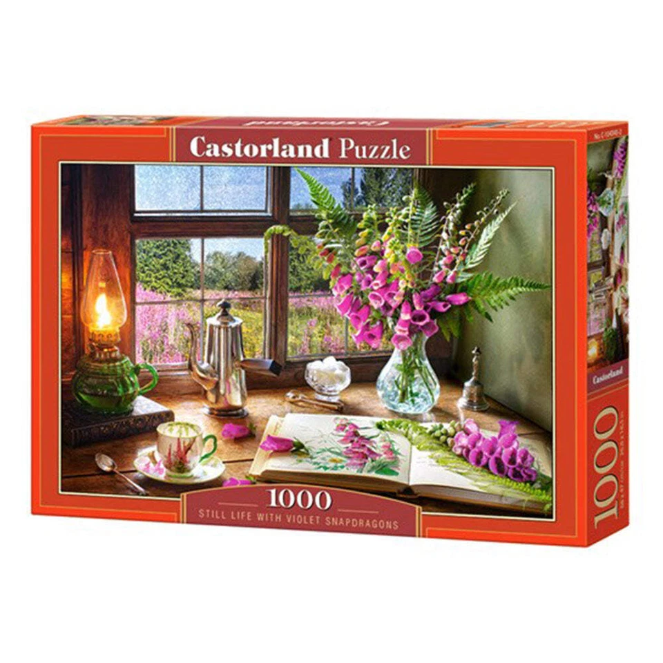 Castorland Natura morta con draghi viola Puzzle da 1000 pezzi, dai 3 anni in su - Immagine 1 di 1