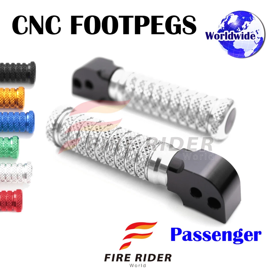 Estriberas traseras FRW CNC 6 colores para Kawasaki Ninja 250R 08-12 08 09 10 11 12 Foto 1 de 3