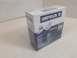 10 x Impega 2HD 3.5” Diskettes New and Sealed - Afbeelding 1 van 4