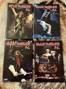 Lot of 4 Iron Maiden FC Magazines Issue 91-94 Fan Metal Eddie Up Trooper VTG - Picture 1 of 4