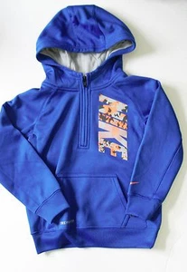 Nike Little Boys KO 2.0 GFX Half Zip Hoodie Game Royal Sz 4 - NWT - Picture 1 of 1