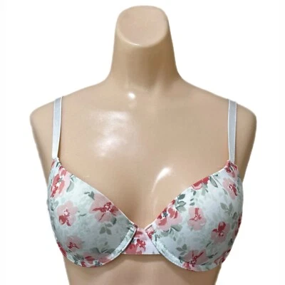 Isaac Mizrahi Womens Floral Bra Size 34B Underwire Padded Intimate Cottagecore - Image 1 of 4