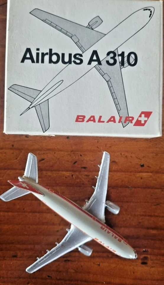 BALAIR .Airbus A310.Schabak # 923/55.  Scale 1:600 . Diecast Model  with Box — 第 1/1 张图片