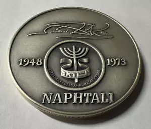 NAPHTALI SALVADOR DALI 1973 SILBER 999 REIN 12 STÄMME ISRAEL FINE ART MEDAILLE - Bild 1 von 6