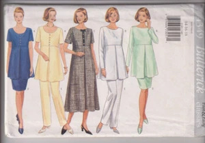 4349 BUTTERICK - Umstands-KLEID OBERTEIL HOSE & ROCK - Gr. 14/16/18 B 36-40" - Bild 1 von 2