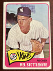 Mel Stottlemyre 1965 Topps Rookie Card RC #550 New York Yankees VG. rookie card picture