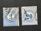 SCHWEIZER Briefmarke 1878 Ziffern, fällig / gebraucht / SK342