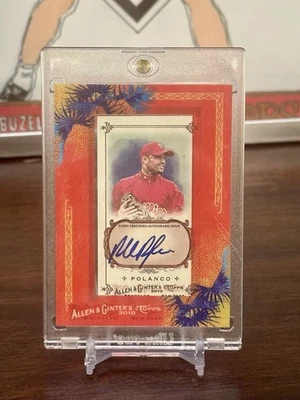 Mini autógrafos Topps Allen & Ginter's 2010 enmarcados Plácido Polanco #AGA-PP (AU) Foto 1 de 2