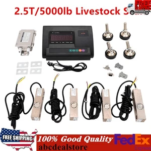 20000 LB 2.5T LOAD CELL SCALE KIT PLATFORM LIVESTOCK CATTLE FLOOR TRUCK Scale - Picture 1 of 11