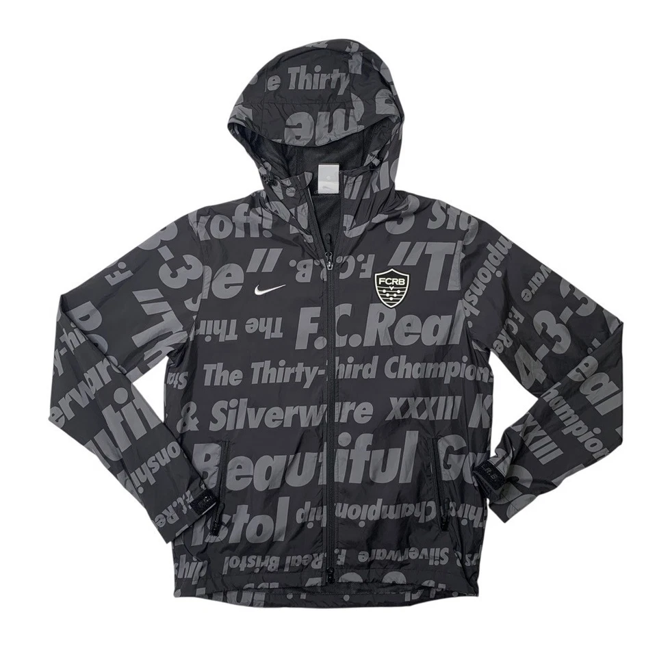 Chaqueta cortavientos Nike X Real Bristol FC para hombre M mediana estampada AOP FCRB Foto 1 de 4