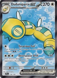 Dudunsparce ex #178/159 SV09: Journey Together Ultra Rare - Picture 1 of 2