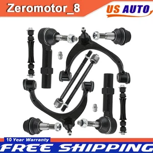 For 2014-2018 Chevy Silverado 1500 Front Upper Control Arms Ball Joints Tie Rod - Picture 1 of 8