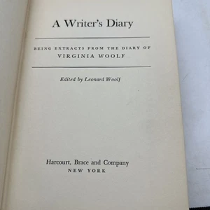 A Writer's Diary by Leonard Woolf- 1st Edition HC 1954-N86 - Picture 1 of 10
