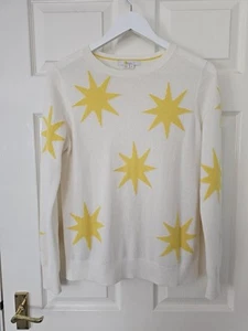 Pull cachemire Boden Kesteven soleil dispersé taille M 100% cachemire - Photo 1/11