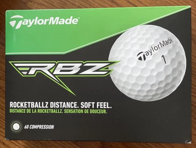 Nuevo/Sellado TaylorMade RBZ Tacto Suave 12 Pelotas de Golf 60 Compresión Foto 1 de 4