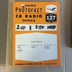VINTAGE SAMS PHOTOFACT CB RADIO SERIES # 127 July 1977 President Grant - Zdjęcie 1 z 5