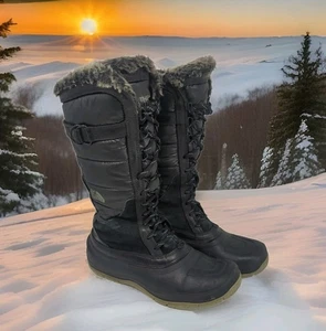 Stivali invernali da donna The North Face Shellista alti 9,5 metà polpaccio pelliccia sintetica puffer - Foto 1 di 11