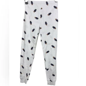 Ralph Lauren Polo White Leggings with Bear Print Size 10 NWT - Picture 1 of 4